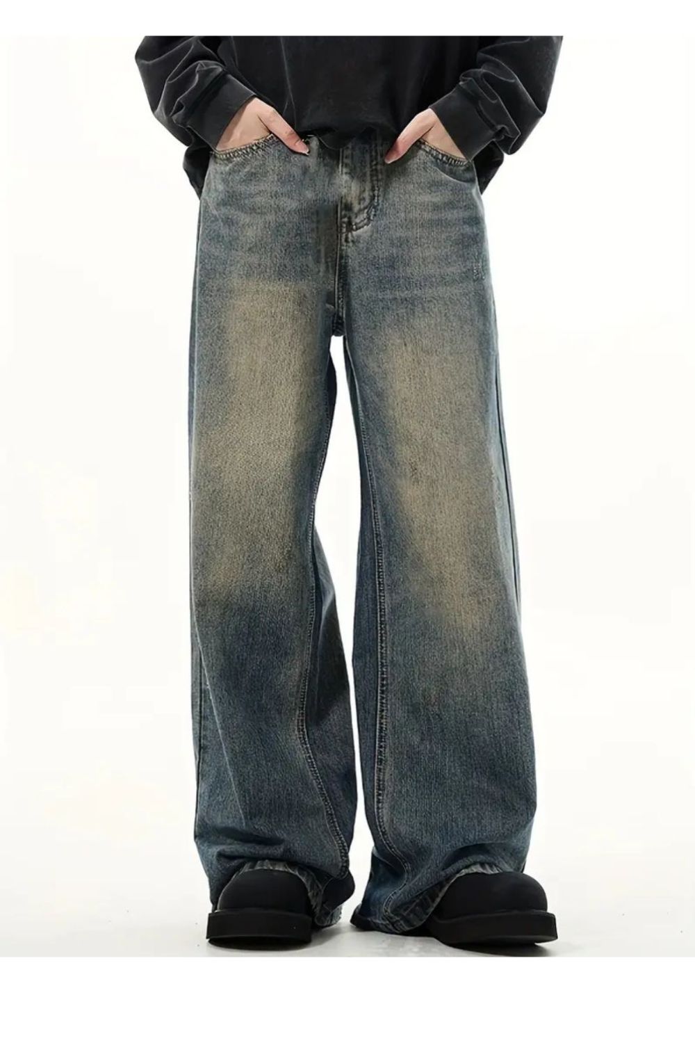 Y2K 'Washed' Baggy Jeans