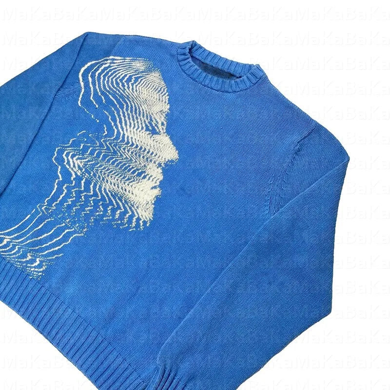 Y2K 'Vibrations' Knitted Sweater