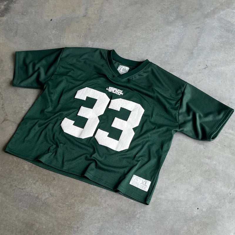 Y2K '33' Mesh Jersey