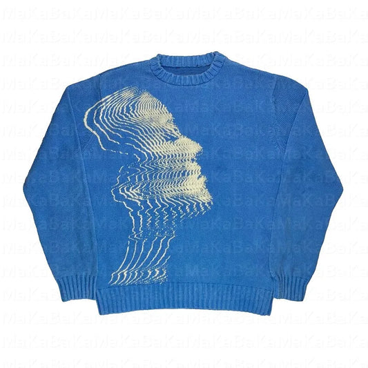 Y2K 'Vibrations' Knitted Sweater